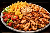 Chicken Platter Shawarma