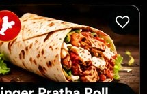 Zinger Pratha Roll